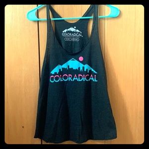 Coloradical tank top